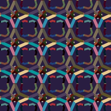 Vektör çizimi, geometrik dikişsiz arkaplan