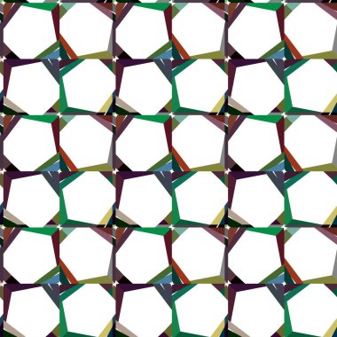 Kusursuz arkaplanı olan soyut grafik deseni