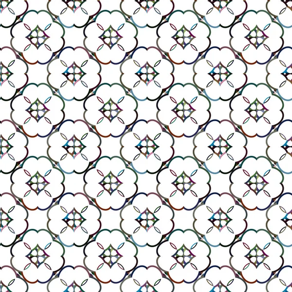 Abstrakter Hintergrund Nahtlose Geometrische Ziermuster — Stockvektor