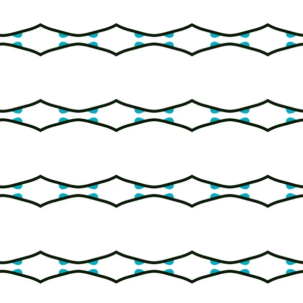 Fundo Abstrato Padrão Ornamental Geométrico Sem Costura — Vetor de Stock