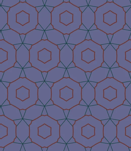 Patrón Ornamental Geométrico Abstracto Vector — Archivo Imágenes Vectoriales