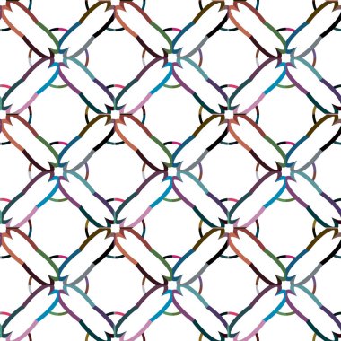 Vektör çizimi, geometrik dikişsiz arkaplan