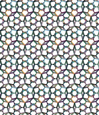 Süslü geometrik dikişsiz arkaplan, vektör 