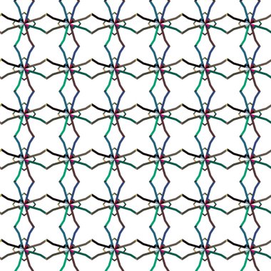 Kusursuz arkaplanı olan soyut grafik deseni