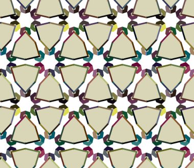 Kusursuz arkaplanı olan soyut grafik deseni