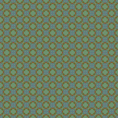 Süslü soyut geometrik süslemeli desen, vektör 