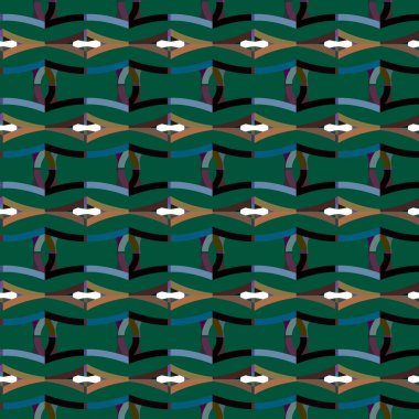 soyut kaleydoskop kumaş dikişsiz arkaplan, vektör illüstrasyonu