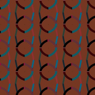 Süslü geometrik dikişsiz arkaplan, vektör 