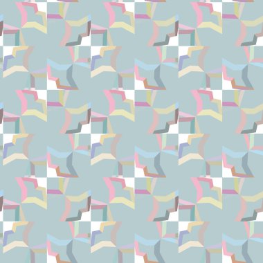 Kusursuz şablon, soyut duvar kağıdı, vektör illüstrasyonu 