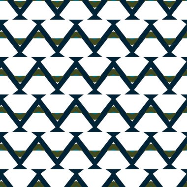 Süslü geometrik dikişsiz desen, vektör 