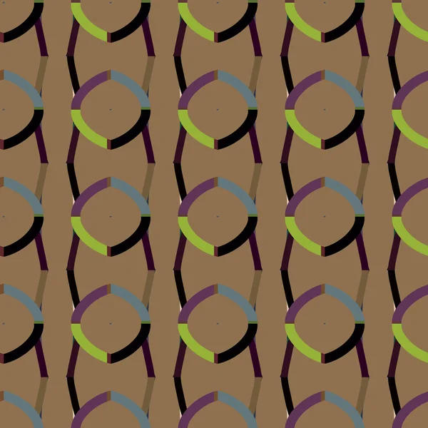 Fondo Abstracto Patrón Ornamental Geométrico Sin Costuras — Archivo Imágenes Vectoriales