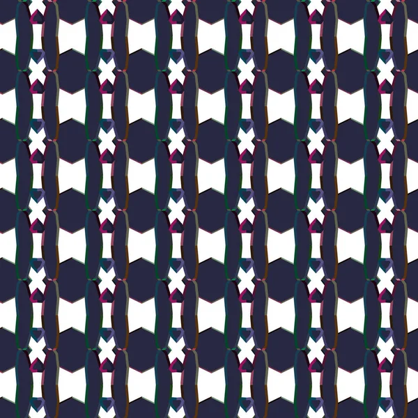 Motif Ornemental Géométrique Ornemental Abstrait Vecteur — Image vectorielle