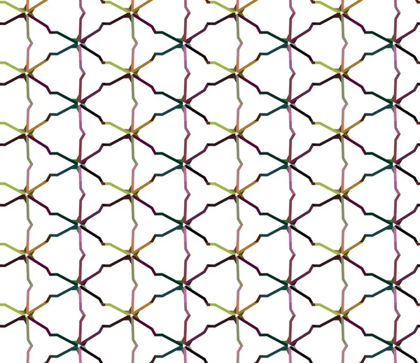 Fondo Abstracto Patrón Ornamental Geométrico Sin Costuras — Vector de stock