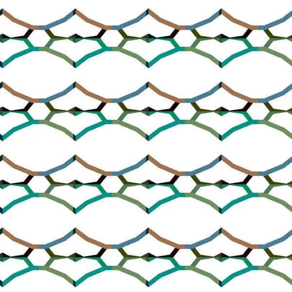 Motif Ornemental Géométrique Ornemental Abstrait Vecteur — Image vectorielle