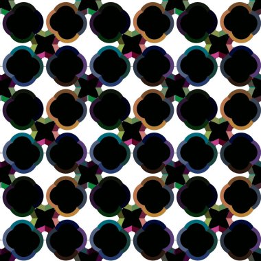 soyut vektör sanatı, geometrik şekiller, uzay dokusunu kopyala