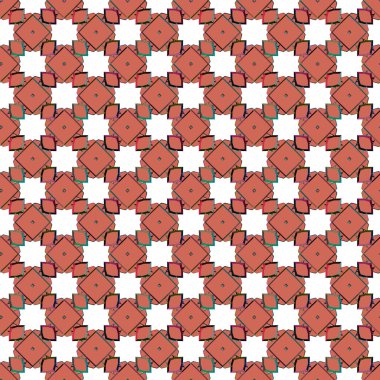 Vektör çizimi, geometrik dikişsiz arkaplan