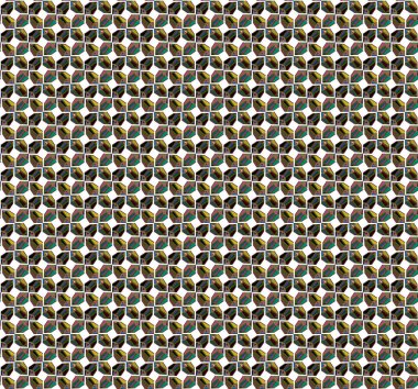 Süslü geometrik dikişsiz arkaplan, vektör 