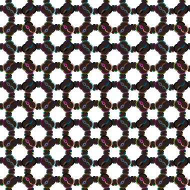 soyut kaleydoskop kumaş dikişsiz arkaplan, vektör illüstrasyonu