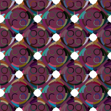 Vektör çizimi, geometrik dikişsiz arkaplan