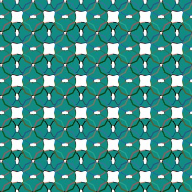 Süslü geometrik dikişsiz arkaplan, vektör 