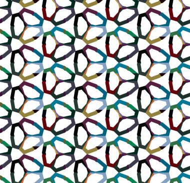 soyut vektör sanatı, geometrik şekiller, uzay dokusunu kopyala