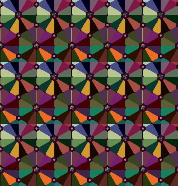 Vektör çizimi, geometrik dikişsiz arkaplan