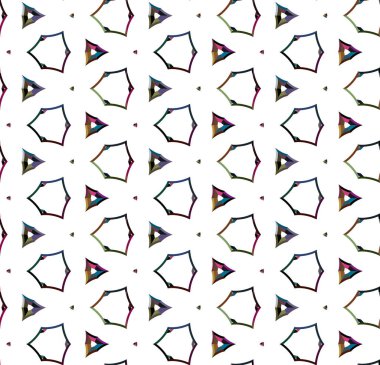 Kusursuz geometrik şekiller, vektör arkaplan