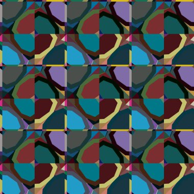 soyut vektör sanatı, geometrik şekiller, uzay dokusunu kopyala