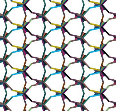 Kusursuz şablon, soyut duvar kağıdı, vektör illüstrasyonu 