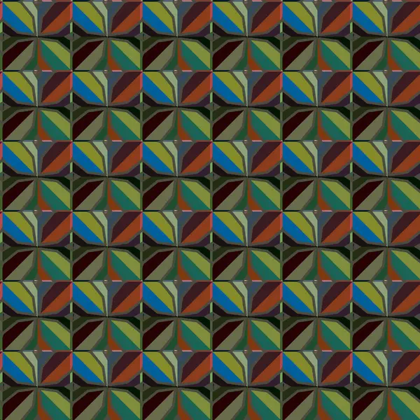 Fondo Abstracto Patrón Ornamental Geométrico Sin Costuras — Archivo Imágenes Vectoriales