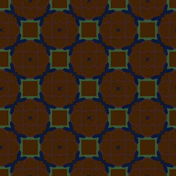 Fondo Abstracto Patrón Ornamental Geométrico Sin Costuras — Archivo Imágenes Vectoriales