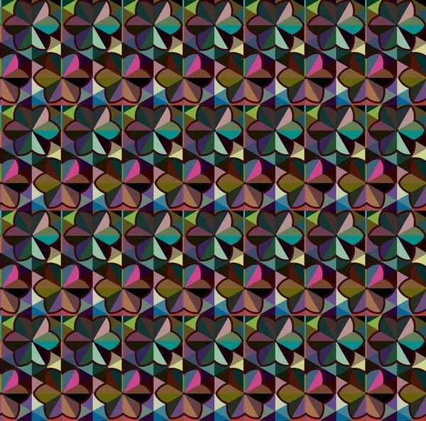 Süslü geometrik dikişsiz arkaplan, vektör 