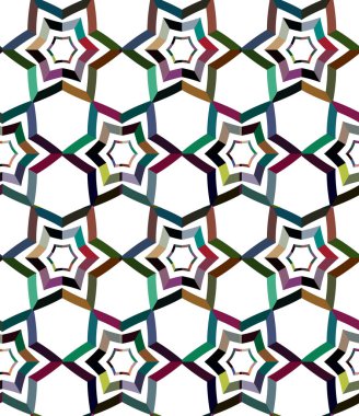  Soyut arkaplan. Kusursuz geometrik süslemeli desen.