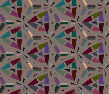 soyut vektör sanatı, geometrik şekiller, uzay dokusunu kopyala