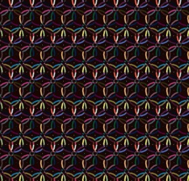 Kusursuz arkaplanı olan soyut grafik deseni