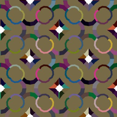 Kusursuz şablon, soyut duvar kağıdı, vektör illüstrasyonu 