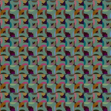 Kusursuz arkaplanı olan soyut grafik deseni