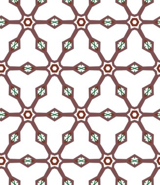 Vektör çizimi, geometrik dikişsiz arkaplan