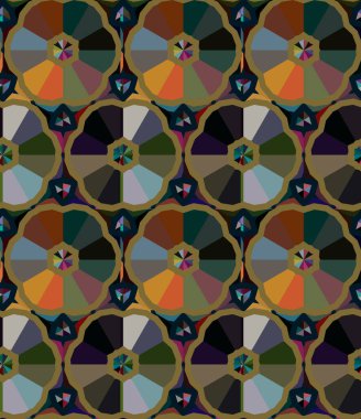 soyut vektör sanatı, geometrik şekiller, uzay dokusunu kopyala