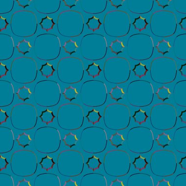 Vektör çizimi, geometrik dikişsiz arkaplan