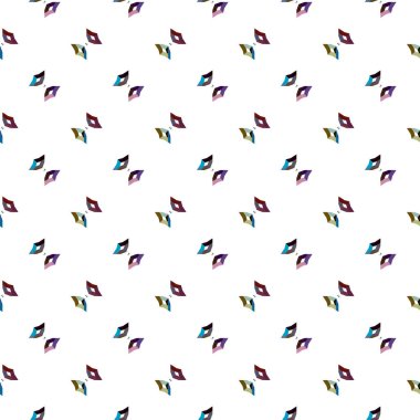 Süslü geometrik dikişsiz desen, vektör 