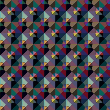 Vektör çizimi, geometrik dikişsiz arkaplan