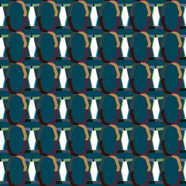 soyut kaleydoskop kumaş dikişsiz arkaplan, vektör illüstrasyonu