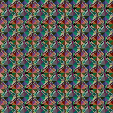 soyut vektör sanatı, geometrik şekiller, uzay dokusunu kopyala