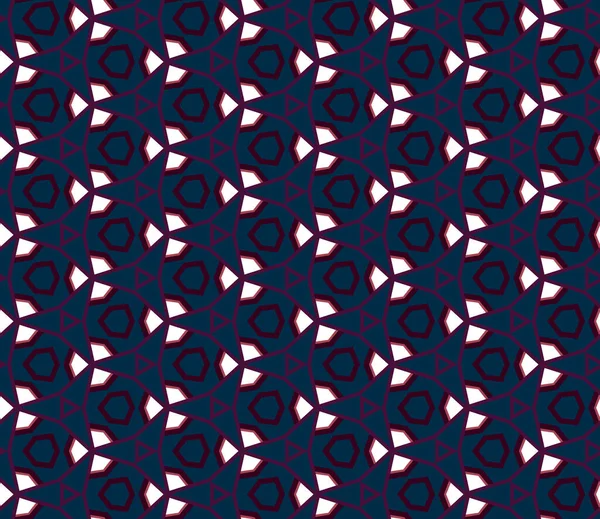 装飾的な幾何学的なシームレスなパターン — ストックベクタ