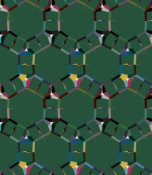 Vectorillustratie Geometrische Naadloze Achtergrond — Stockvector