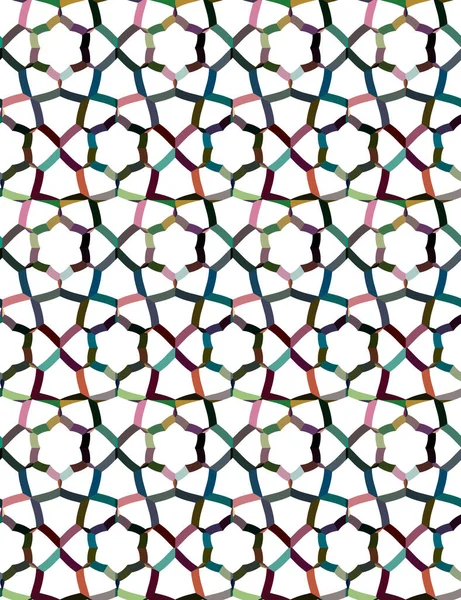 Абстрактный Геометрический Орнамент Вектор — стоковый вектор