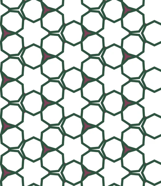 Abstracte Caleidoscoop Weefsel Naadloze Achtergrond — Stockvector