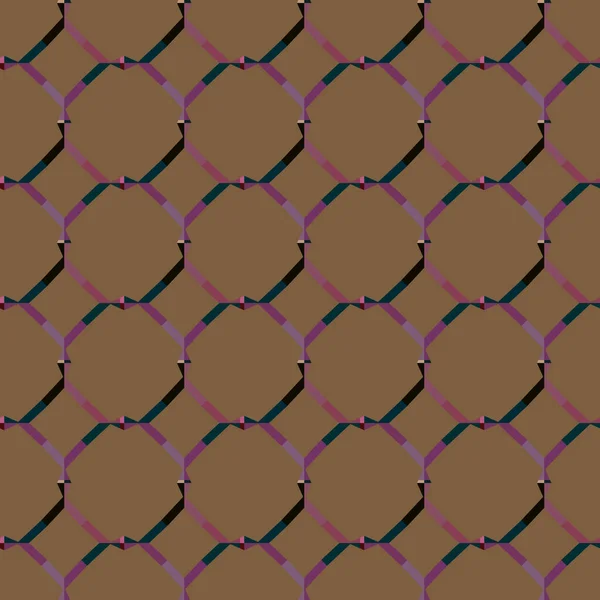 Ornamentale Geometrische Nahtlose Muster Vektor — Stockvektor