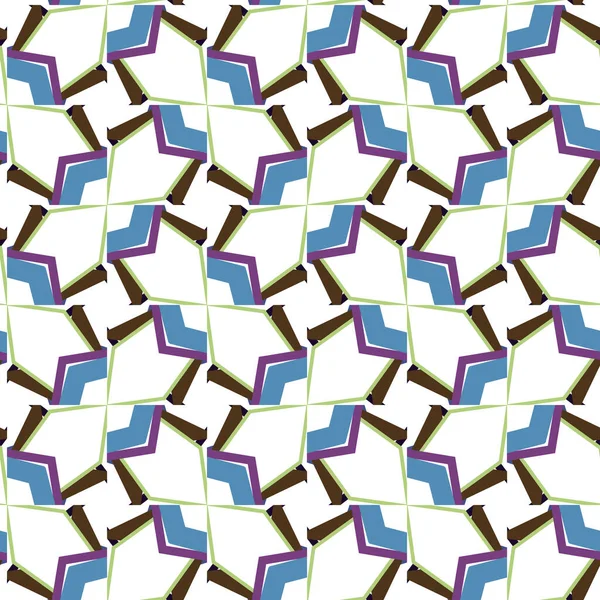 Fondo Abstracto Patrón Ornamental Geométrico Sin Costuras — Archivo Imágenes Vectoriales